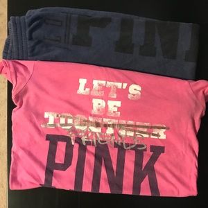 VS PINK Pant and shirt set